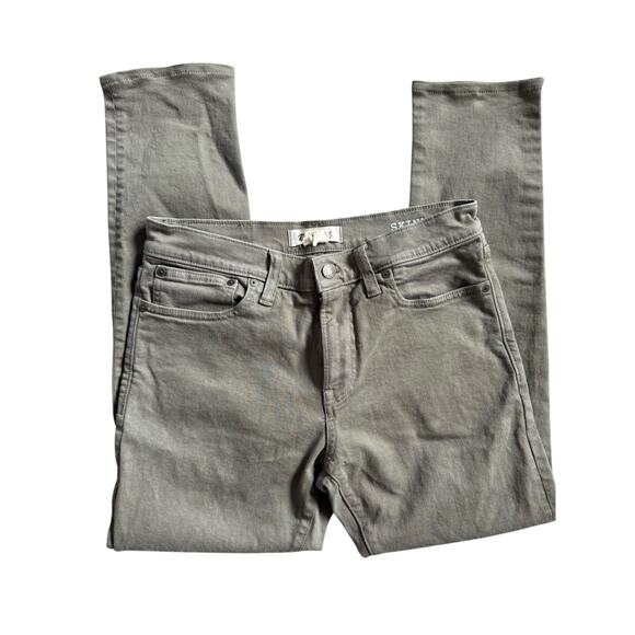 Madewell Garment-Dyed Skinny Jeans Coastal Gravel Size 31x30 - Picture 6 of 11